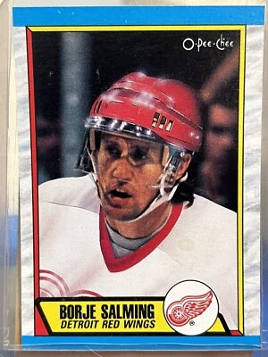 1989 O-Pee-Chee Hockey #278 Borje Salming Detroit Red Wings - Image 1 of 2