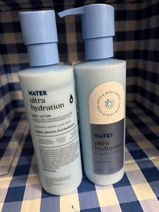bath and body works (set 2 Pack) WATER ULTRA HYDRATION Body Lotion 8 Oz New - Picture 1 of 4