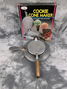 Máquina de galletas Nordic Ware Krumkake hierro escandinavo aluminio gofre pizzelle - Imagen 1 de 21