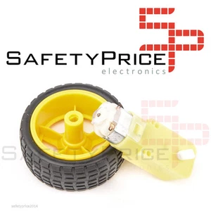 MOTOR CON RUEDA Y REDUCTORA ARDUINO SMART CAR ROBOT INTELIGENTE RF1039 Y RF1040 - Imagen 1 de 1