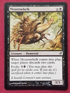Magic The Gathering LORWYN MOURNWHELK black card MTG - Imagen 1 de 2