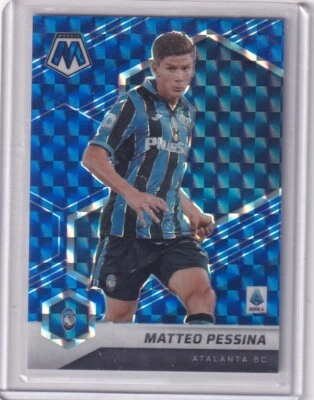 2021-22 Panini Mosaic Serie A #7 Matteo Pessina Mosaic Blue #/99 - Image 1 of 2