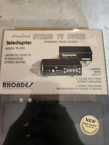 Vintage Rhoades Teleadapter TE-200 für Stereo TV Sound - Bild 1 von 5