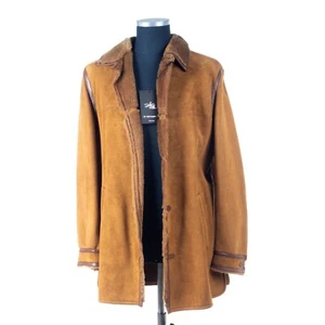 NWT Hettabretz Imperfect Jacket Sherling Sheepskin trim EU:48/50 US:38/40 Coat - Picture 1 of 10