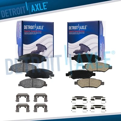 Pastillas de freno delanteras traseras para 2008 2009 2010 2011 2012 2013 2014 Cadillac CTS JE5 Foto 1 de 4