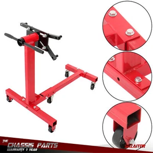 Engine Stand 1500lb Folding Motor Hoist Dolly Mover Auto Repair Jack New - Bild 1 von 12