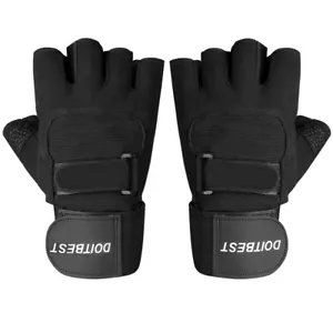 Guanti palestra CCLIFE guanti sportivi mezze dita Colore Nero Taglia L / M - Foto 1 di 1