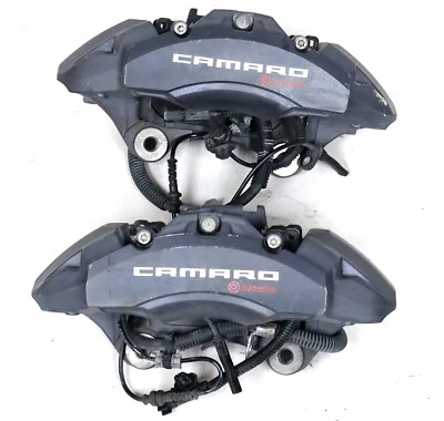 2021-2024 Chevrolet Camaro SS Front 4 Piston BREMBO Brake Calipers USED OEM GM - Image 1 of 4