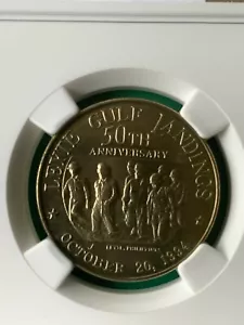 PHILIPPINES 1994 5-PISO MACARTHUR LEYTE GULF LANDING COMMEM NGC MS 66 - Picture 1 of 4