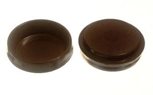 100 X Tapones Protector Suelo Correderas Marrón Grande 60mm Onestopdiy Nuevo - Imagen 1 de 1