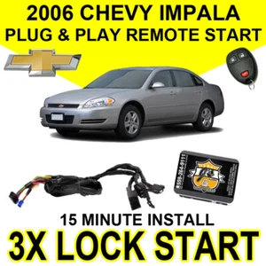 2006 CHEVY IMPALA V6 PLUG & PLAY REMOTE START SYSTEM EASY INSTALL CHEVROLET GM - Picture 1 of 1