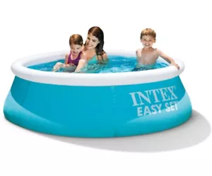 6FT New INTEX Fast Set Inflatable Swimming Pool Above Ground Backyard Portable - Picture 1 of 5