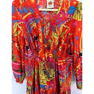 Farm Rio Damen Magic Forest Stufen Minikleid Gr. Large - Bild 1 von 5