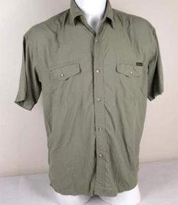 Gondwana Short Sleeve Button Up Shirt Lighweight Hiking Travel Casual Size M - Foto 1 di 6