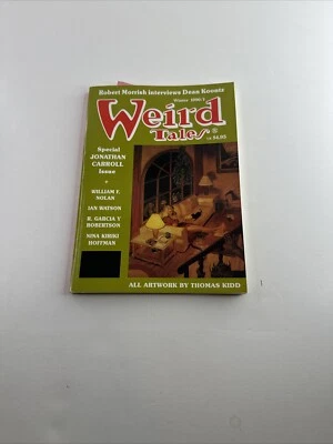Signed WEIRD TALES 299 Winter 1990 JONATHAN CARROLL - Image 1 of 3