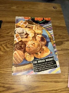 The Bread Basket Recipe Booklet 1943 Standard Bread Fleischmann's Yeast, 40 pgs - Picture 1 of 5