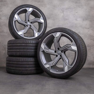 Audi e-tron S SQ8 Felgen 22 Zoll GE Sportback Sommerräder 4KE601025D anthrazit - Bild 1 von 4