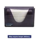 San Jamar Countertop Folded Towel Dispenser, Plastic, Black Pearl, 11 x 4 3/8 x