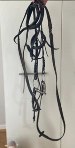 Kieffer Wassertrense - Leder, Englisch komb. Reithalfter, einmal gebrochen, 15cm - Bild 1 von 4