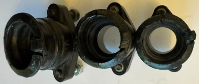 3x damaged Carb Rubber Inlet Manifolds Keihin PD 94A Honda CB125 TDC Superdream - Image 1 of 4