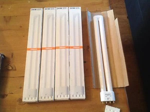 OSRAM Dulux L Lumilux 24 W bianco fresco x5 unità NUOVO - Foto 1 di 3