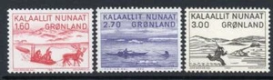 GROENLANDIA MNH 1980 SG126-8 Groenlandia Art - Imagen 1 de 1