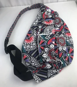 Kava Schulterschlinge Baumwolle Umhängetasche Rucksack Brust Seil Tasche geometrisches Design - Bild 1 von 11