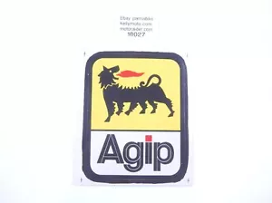 "EMBLEMA CALCOMANÍA AGIP 2x4.5" DUCATI MONDIAL FANTIC CAGIVA GILERA DKW" - Imagen 1 de 1