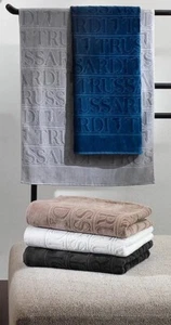 Overlogo - set Asciugamani 1+1 Trussardi Home in Spugna con logo - Imagen 1 de 6