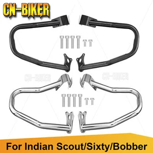 Barra de choque protectora de motor delantera de carretera para Indian Scout/Chopper/Bobber 15-24 - Imagen 1 de 10
