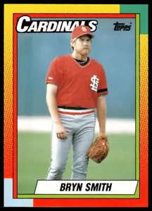 1990 Topps Traded #117T Bryn Smith St. Louis Cardinals Baseball - Picture 1 of 2