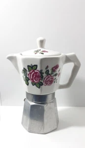 Vintage Flory Express Porcelain Top Flory Express Expresso Coffee Maker Italy - Bild 1 von 24