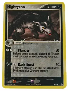 Mightyena 18/108 Rare Non Holo EX Power Keepers NM+ with eBay Shipping - Picture 1 of 3