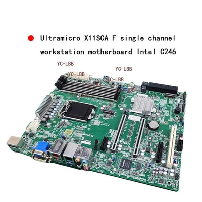 Supermicro X11SCA-F LGA1151 Single Channel Workstation DDR4 Motherboard - Image 1 of 4