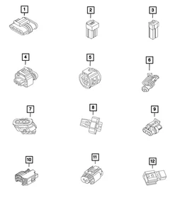 Genuine Mopar Electrical Connector 68231523AA - Picture 1 of 1