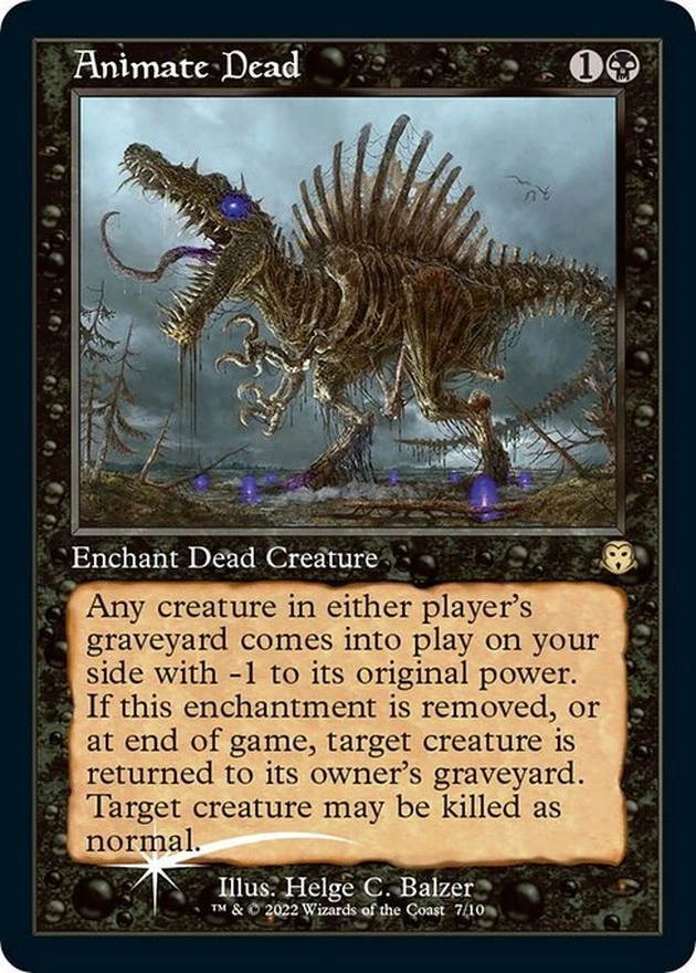 MTG FOIL Animate Dead English [Judge Promos] - Image 1 of 1
