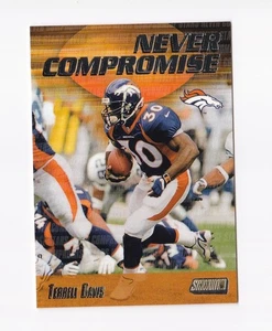 1999 Stadium Club Never Compromise #NC17 Terrell Davis Denver Broncos Georgia - Bild 1 von 2
