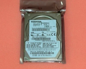 Toshiba 2.5" 40GB 5400rpm 8MB Cache IDE MK4032GAX Laptop HDD Hard Drive - Picture 1 of 2