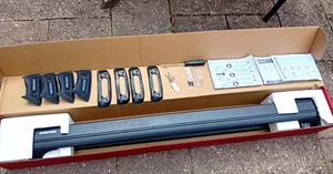 YAKIMA WHISPBAR ROOF BARS THRUBAR S16YB WITH K622 SMARTFOOT (VAUXHALL CORSA) - Picture 1 of 7