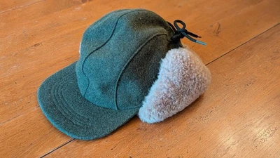 Filson Double Mackinaw Wool Cap | Forest Green | Medium | Made in USA - Image 1 of 4