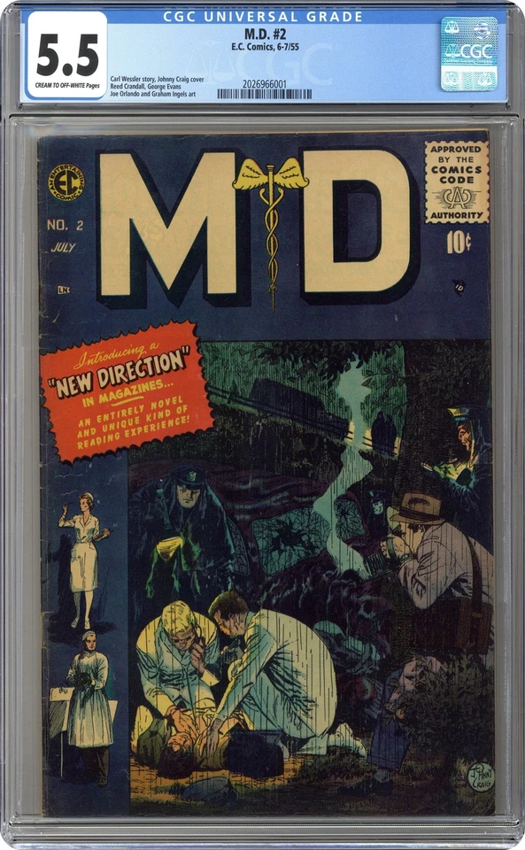 MD #2 CGC 5.5 1955 2026966001 - Image 1 of 2