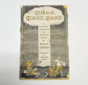 Atomic Death Poems QUAKE QUAKE QUAKE by Paul Dehn Leaden Treasury English Verse - Picture 1 of 18