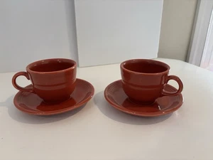 Fiesta Fiestaware Paprika Tasse und Untertasse 2er Set - Bild 1 von 10