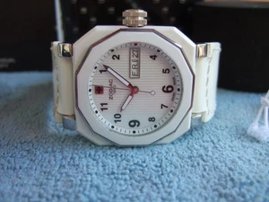 SELTEN NEU OS Komplettset - Zodiac Fashion weiße Keramik Z08807 Quarzuhr - Bild 1 von 21