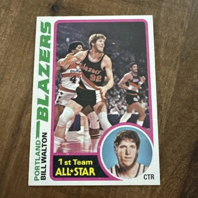 Bill Walton 1978 Topps #1 All Star casi nuevo Foto 1 de 4