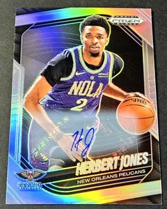 2024-25 Panini Prizm Black Silver Auto Herbert Jones #103 Pelicans - Picture 1 of 2