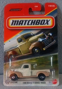 Matchbox 1940 Dodge V-Series Truck #119 Mainline 2025 Case K (in magazzino) Pickup - Foto 1 di 3