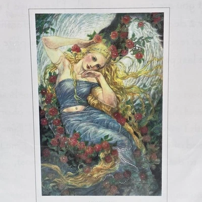 Heaven and Earth Designs Angel Of First Love Cross Stitch Pattern Art By Rebecca - Image 1 of 4