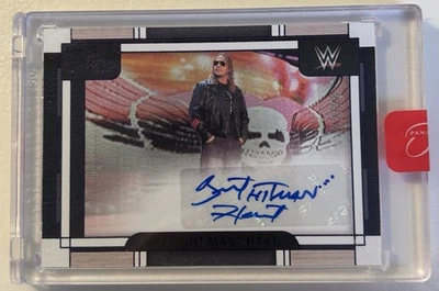 2024 Panini Three Count WWE Timeless Moments Autographs Bret The Hitman Hart /25 - Image 1 of 2