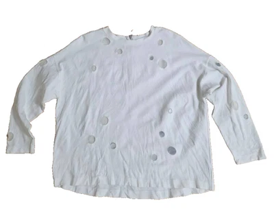 Camiseta deportiva AKRIS PUNTO cuello redondo cuadrada detalle espejo minimalista 14 A001109 Foto 1 de 4